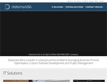 Tablet Screenshot of datamanusa.com